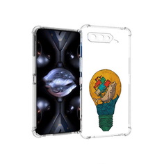 Чехол MyPads Tocco для Asus ROG Phone 5 Pro кит в лампочке с парусами