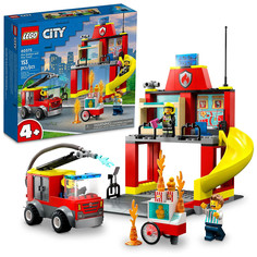 Конструктор LEGO City 60375 Пожарная часть и пожарная машина