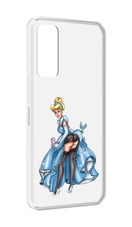 Чехол MyPads девушка-в-платье-красивая женский для TCL 30 / TCL 30 5G / TCL 30+ plus