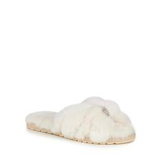 Тапочки женские EMU AUSTRALIA Corella Crystal W12769 бежевые 39 EU