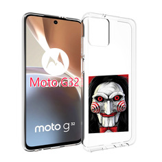 Чехол MyPads кукла из пилы для Motorola Moto G32