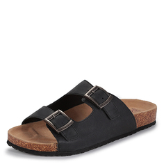 Шлепанцы мужские RICONTE 1-112532301 черные 40 RU