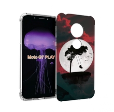 Чехол MyPads качели-над-пропастью для Motorola Moto G7 Play