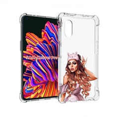 Чехол MyPads девушка-с-маской-для-сна женский для Samsung Galaxy Xcover Pro 1