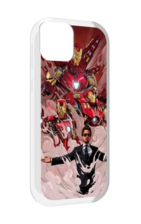 Чехол MyPads Тони-Старк-и-костюмы для UleFone Note 6 / Note 6T / Note 6P