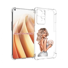 Чехол MyPads Роскошное-платье женский для OPPO Reno7 Pro 5G