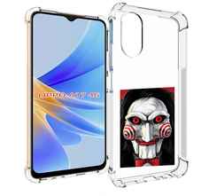 Чехол MyPads кукла из пилы для OPPO A17