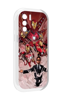 Чехол MyPads Тони-Старк-и-костюмы для UleFone Note 13P