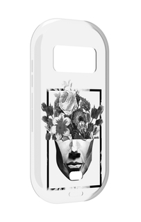 Чехол MyPads черно белая ваза в абстракции для UleFone Armor 15