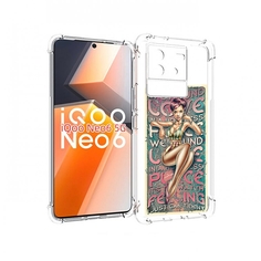 Чехол MyPads постер-рианна для Vivo iQoo Neo 6 5G