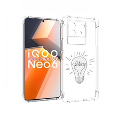 Чехол MyPads лампочка-с-идеей для Vivo iQoo Neo 6 5G