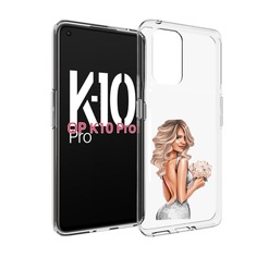 Чехол MyPads Роскошное-платье женский для OPPO K10 Pro