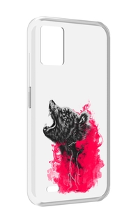 Чехол MyPads медведь в дымке для UMIDIGI Bison 1