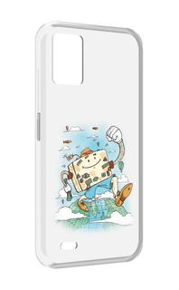 Чехол MyPads Счастливый чемодан для UMIDIGI Bison 1