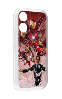 Чехол MyPads Тони-Старк-и-костюмы для Vivo Y77E / Vivo iQOO Z6 Lite