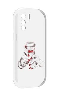 Чехол MyPads Любовный-стакан для UleFone Note 13P