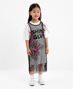 Платье детское Gulliver 12303GMC5002, цвет белый, размер 104