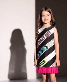 Платье детское Gulliver 123GPGMC2501, цвет мультицвет, размер 128