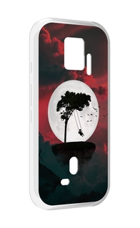 Чехол MyPads качели-над-пропастью для ZTE Nubia Red Magic 7S Pro