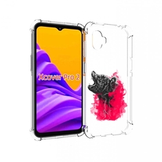 Чехол MyPads медведь в дымке для Samsung Galaxy Xcover Pro 2