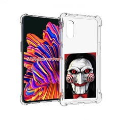 Чехол MyPads кукла из пилы для Samsung Galaxy Xcover Pro 1