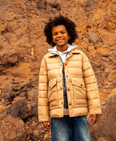 Куртка детская Gulliver 12311BJC4103, цвет бежевый, размер 152