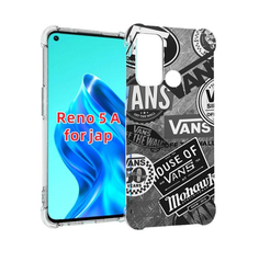Чехол MyPads Ванс-постер для Oppo Reno 5A