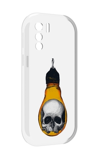 Чехол MyPads череп в лампочке для UleFone Note 13P