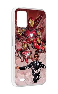 Чехол MyPads Тони-Старк-и-костюмы для UMIDIGI Bison 1