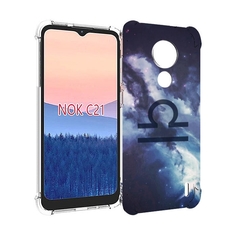 Чехол MyPads знак зодиака весы 5 для Nokia C21