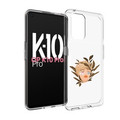 Чехол MyPads лицо-с-патчами для OPPO K10 Pro