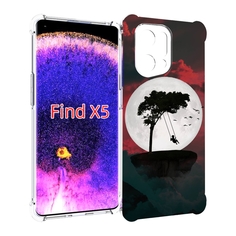 Чехол MyPads качели-над-пропастью для Oppo Find X5