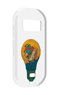 Чехол MyPads кит в лампочке с парусами для UleFone Armor 15