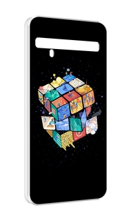 Чехол MyPads Кубик-Рубика для TCL 10 Pro / TCL 10 + Plus