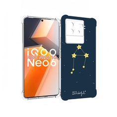Чехол MyPads знак-зодиака-весы-1 для Vivo iQoo Neo 6 5G
