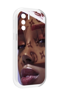 Чехол MyPads лицо девушки тень женский для UleFone Note 13P