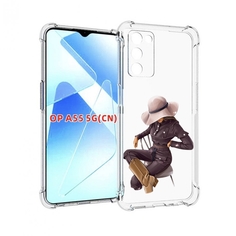 Чехол MyPads загадочная-девушка-в-костюме женский для Infinix Zero X Neo