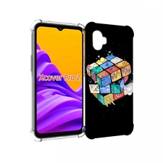 Чехол MyPads Кубик-Рубика для Samsung Galaxy Xcover Pro 2