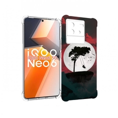 Чехол MyPads качели-над-пропастью для Vivo iQoo Neo 6 5G