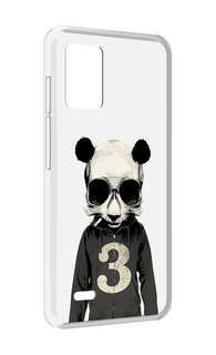 Чехол MyPads Панда-в-костюме для UMIDIGI Bison X10S / Bison X10G