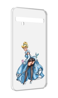 Чехол MyPads девушка-в-платье-красивая женский для TCL 10 Pro / TCL 10 + Plus