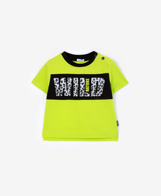 Футболка детская Gulliver Baby 12334BBC1203, цвет салатовый, размер 86