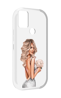 Чехол MyPads Роскошное-платье женский для UMIDIGI A9