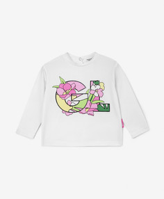 Футболка детская Gulliver Baby 12331GBC1203, цвет белый, размер 92