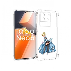 Чехол MyPads девушка-в-платье-красивая женский для Vivo iQoo Neo 6 5G
