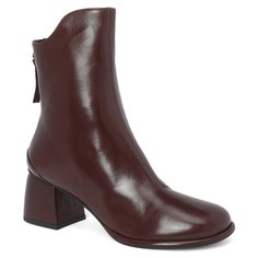 Ботильоны женские Pas De Rouge 4220 мех коричневые 36 EU