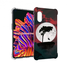 Чехол MyPads качели-над-пропастью для Samsung Galaxy Xcover Pro 1