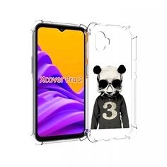 Чехол MyPads Панда-в-костюме для Samsung Galaxy Xcover Pro 2
