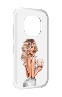 Чехол MyPads Роскошное-платье женский для Doogee V20