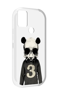 Чехол MyPads Панда-в-костюме для UMIDIGI A9